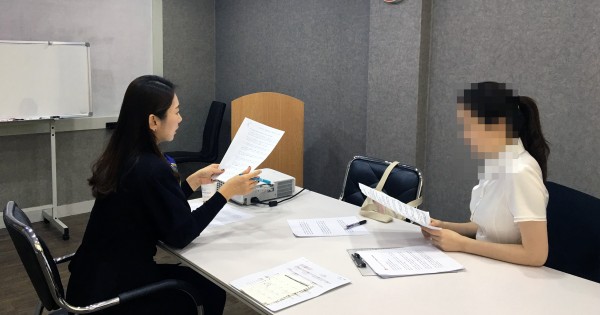 보라매병원 간호사 면접과 관련해 에이플러스 스피치에서 1대 1 컨설팅을 받고 있다